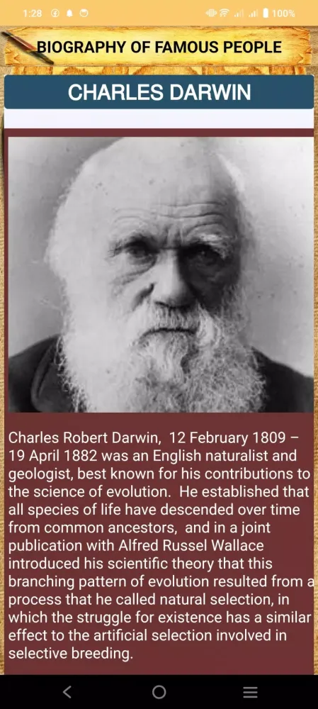 Biography of Famous People Screenshots