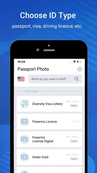 Passport Photo & ID Maker स्क्रीनशॉट