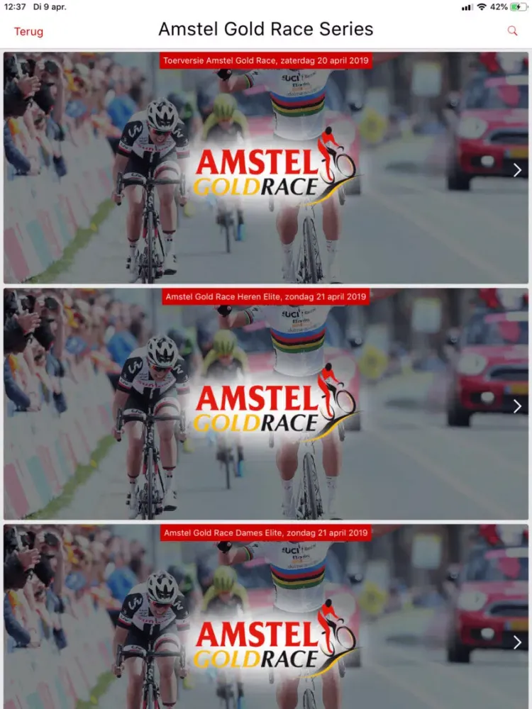 Скриншоты Amstel Gold Race iPad 