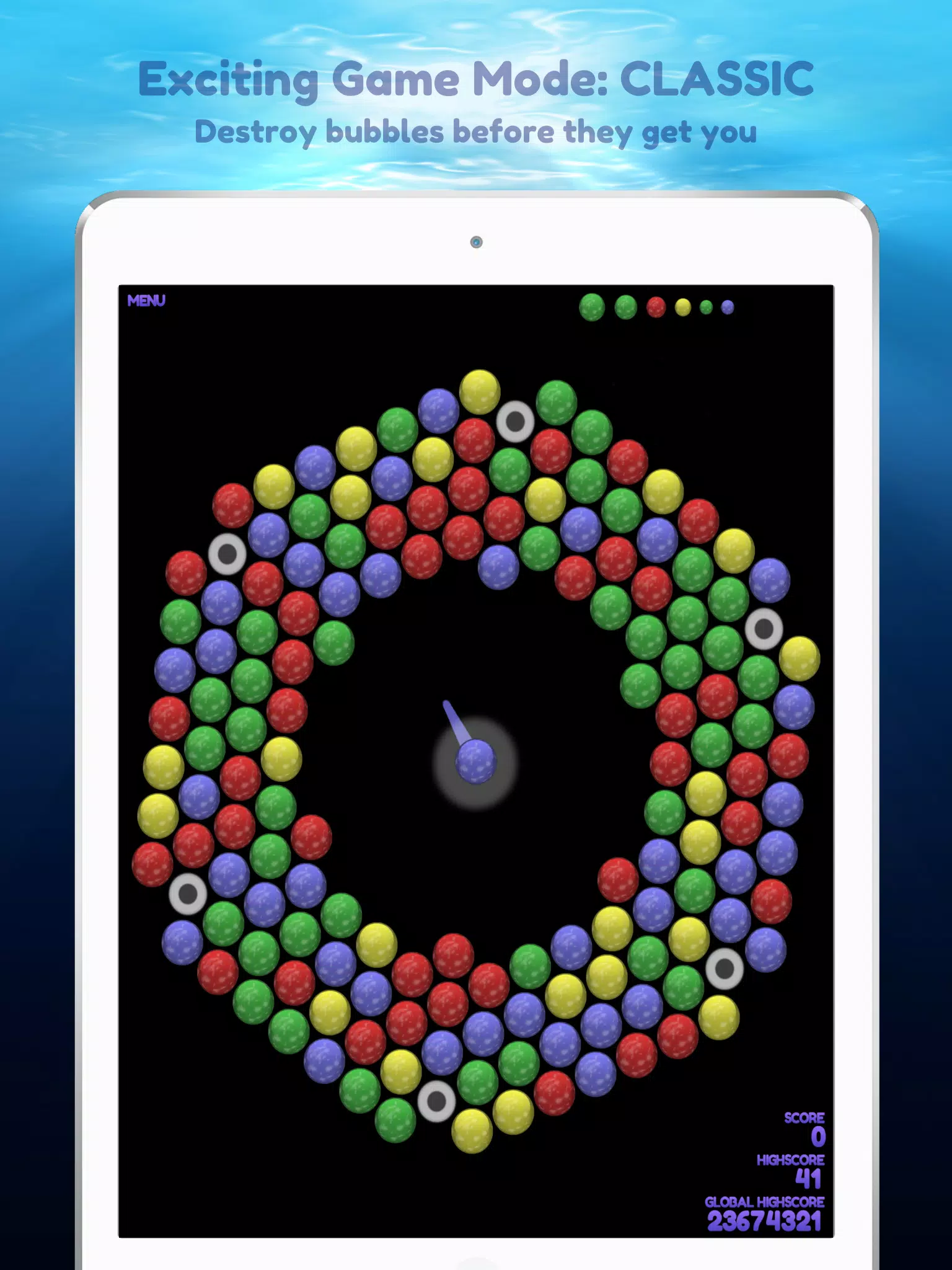 Bubble Shooter Redux - Orbital Screenshots