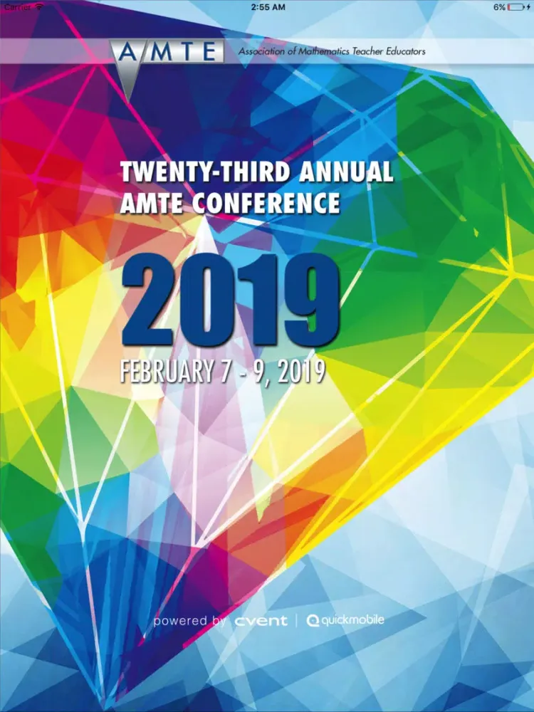 AMTE 2019 Conference App iPad  سکرین شاٹس