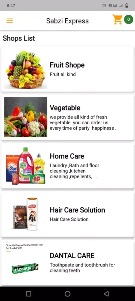 Sabzi Express应用截图