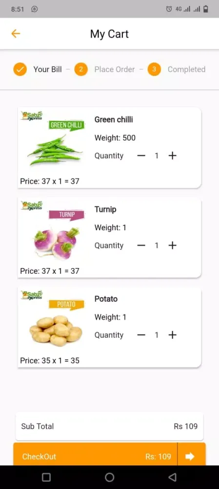 Sabzi Express应用截图