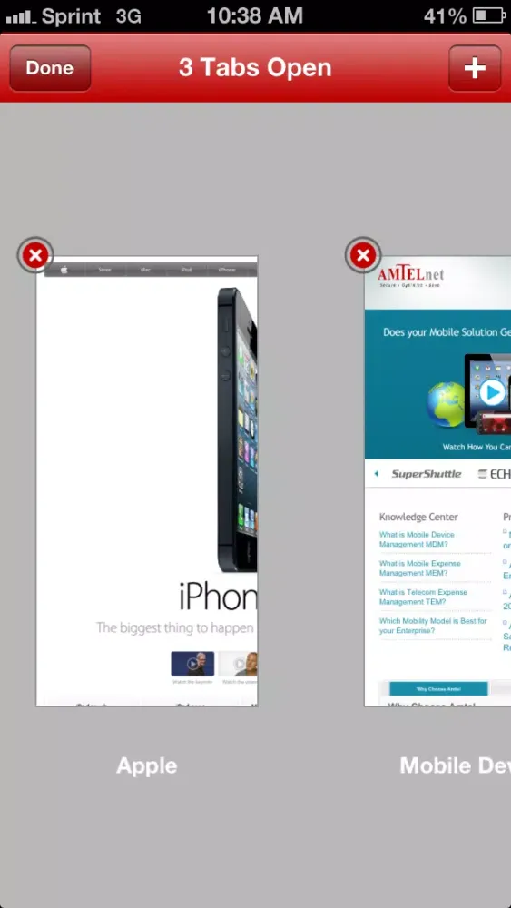 ภาพหน้าจอของ Amtel Secure Browser Kiosk