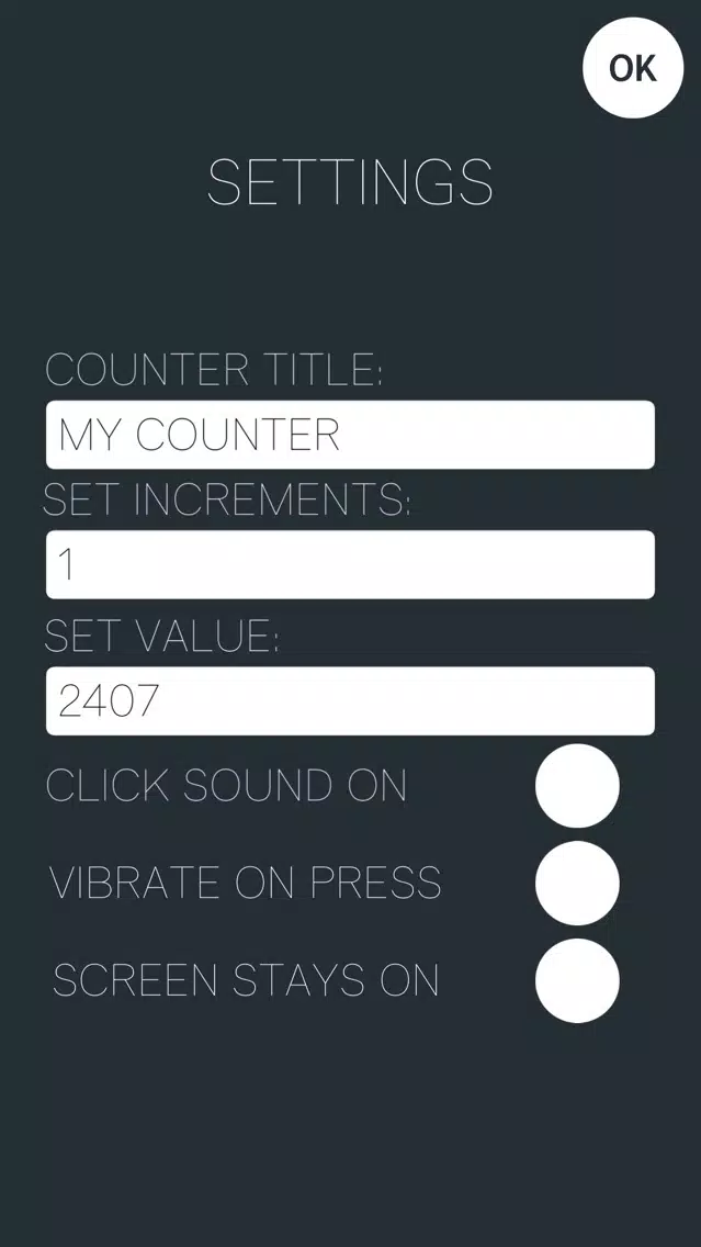 Click Counter (Tally Counter) Screenshots