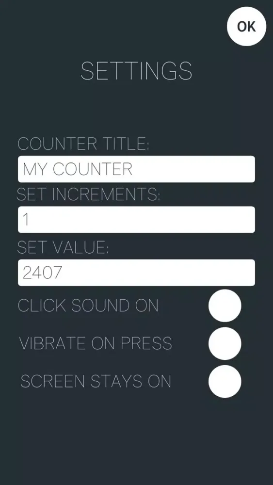 Capturas de pantalla de Click Counter (Tally Counter)