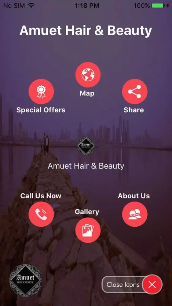 Captures d'écran de Amuet hair and beauty