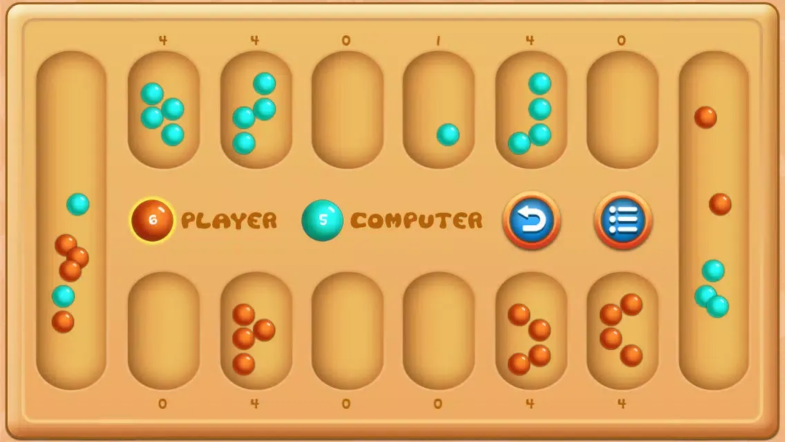 Zrzuty ekranu Mancala for Kids