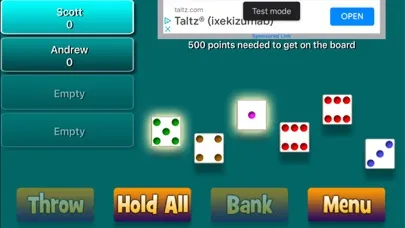 Original Farkle Ekran Görüntüleri