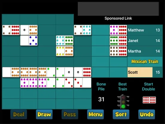 Original Mexican Train iPad  Screenshots