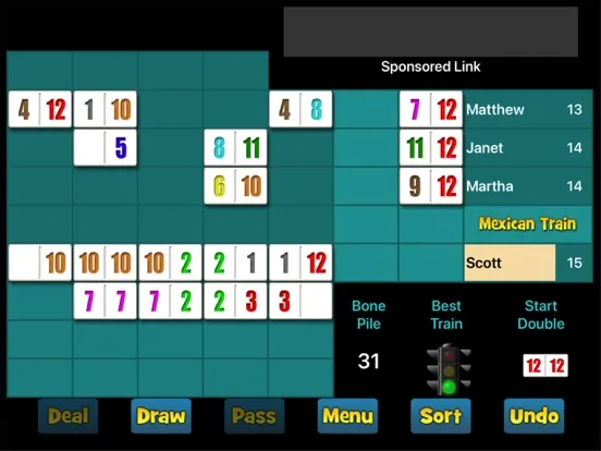 Original Mexican Train iPad  Screenshots
