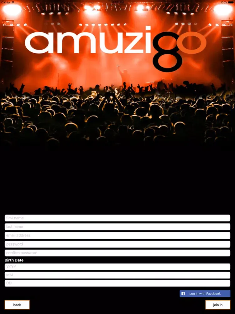 Zrzuty ekranu amuzigo – things to do tonight, local, events, fun things to do, what’s going on, things to do nearby iPad 