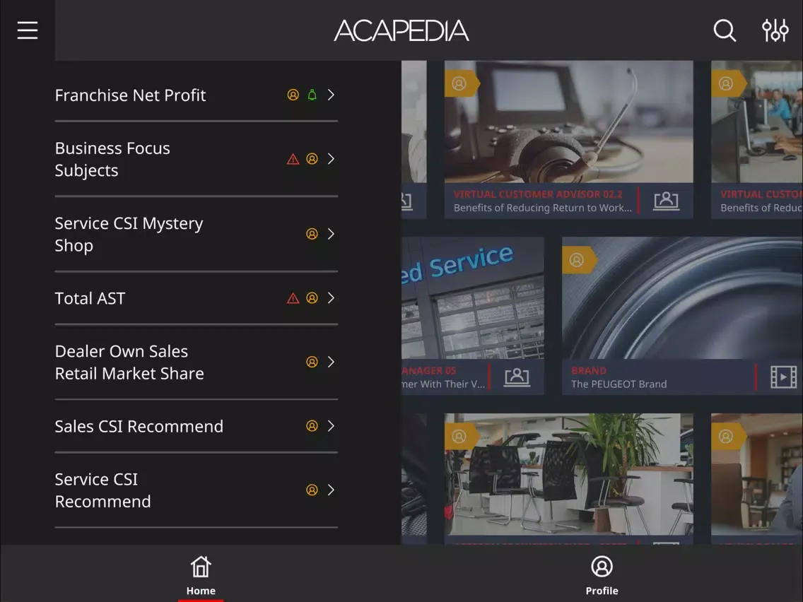Acapedia iPad  سکرین شاٹس