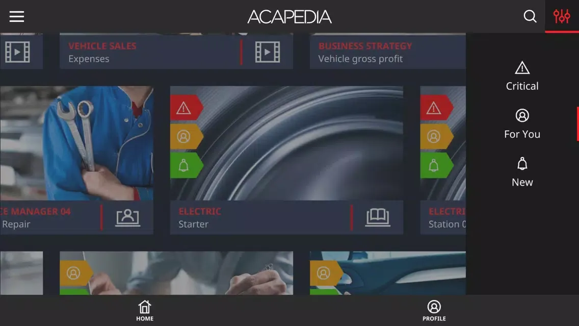 Acapedia سکرین شاٹس