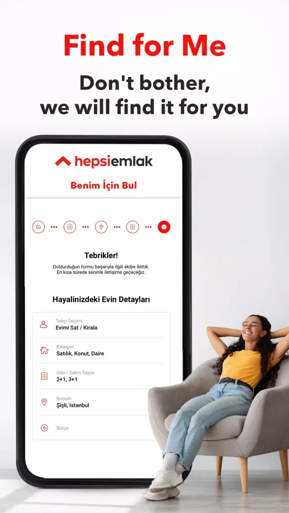 ภาพหน้าจอของ Hepsiemlak
