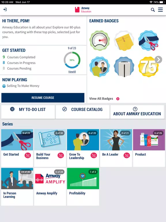 Amway™ Education iPad  スクリーンショット