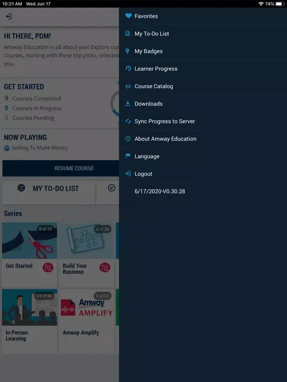 Amway™ Education iPad 应用截图