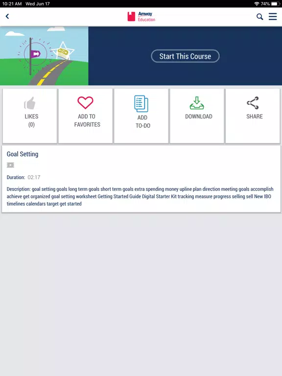Amway™ Education iPad  スクリーンショット