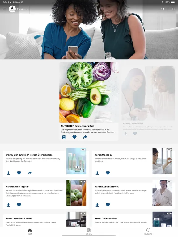Amway Xperience iPad 應用截圖