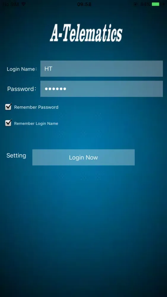 Tangkapan layar A-Telematics