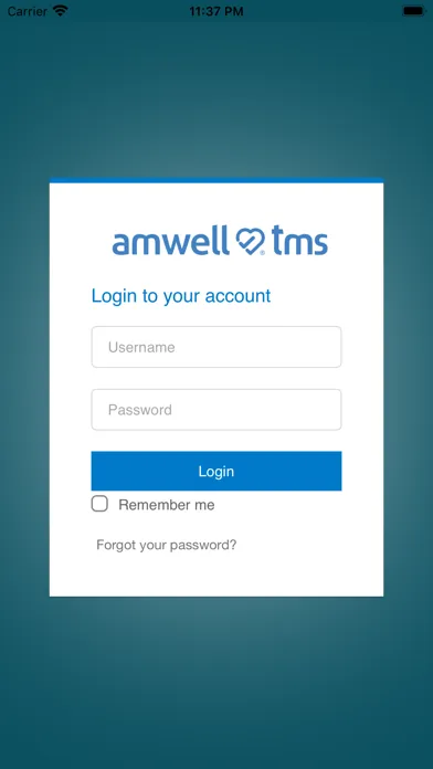 Amwell - TM Scheduler 스크린샷