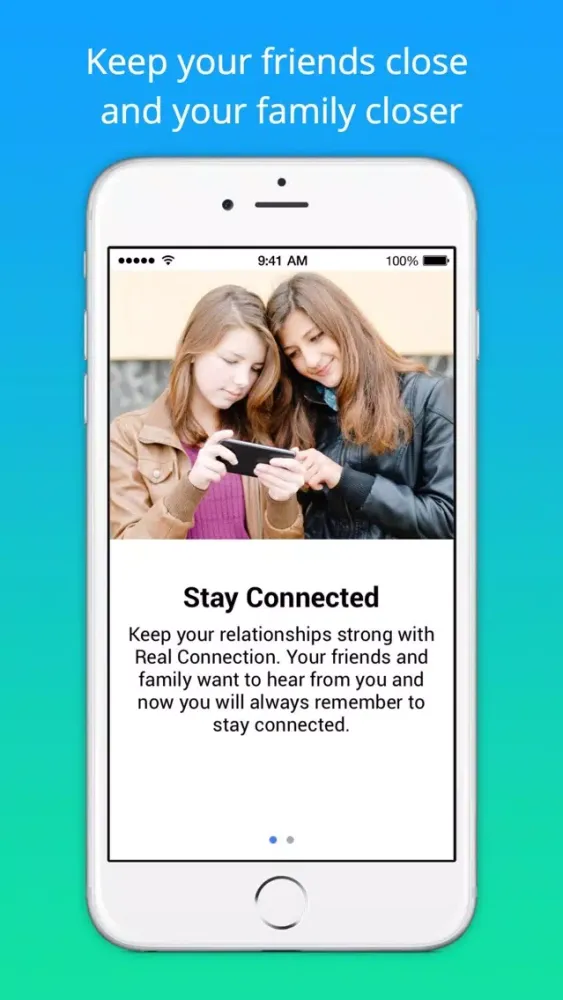 Tangkapan layar Real Connection Call Reminder