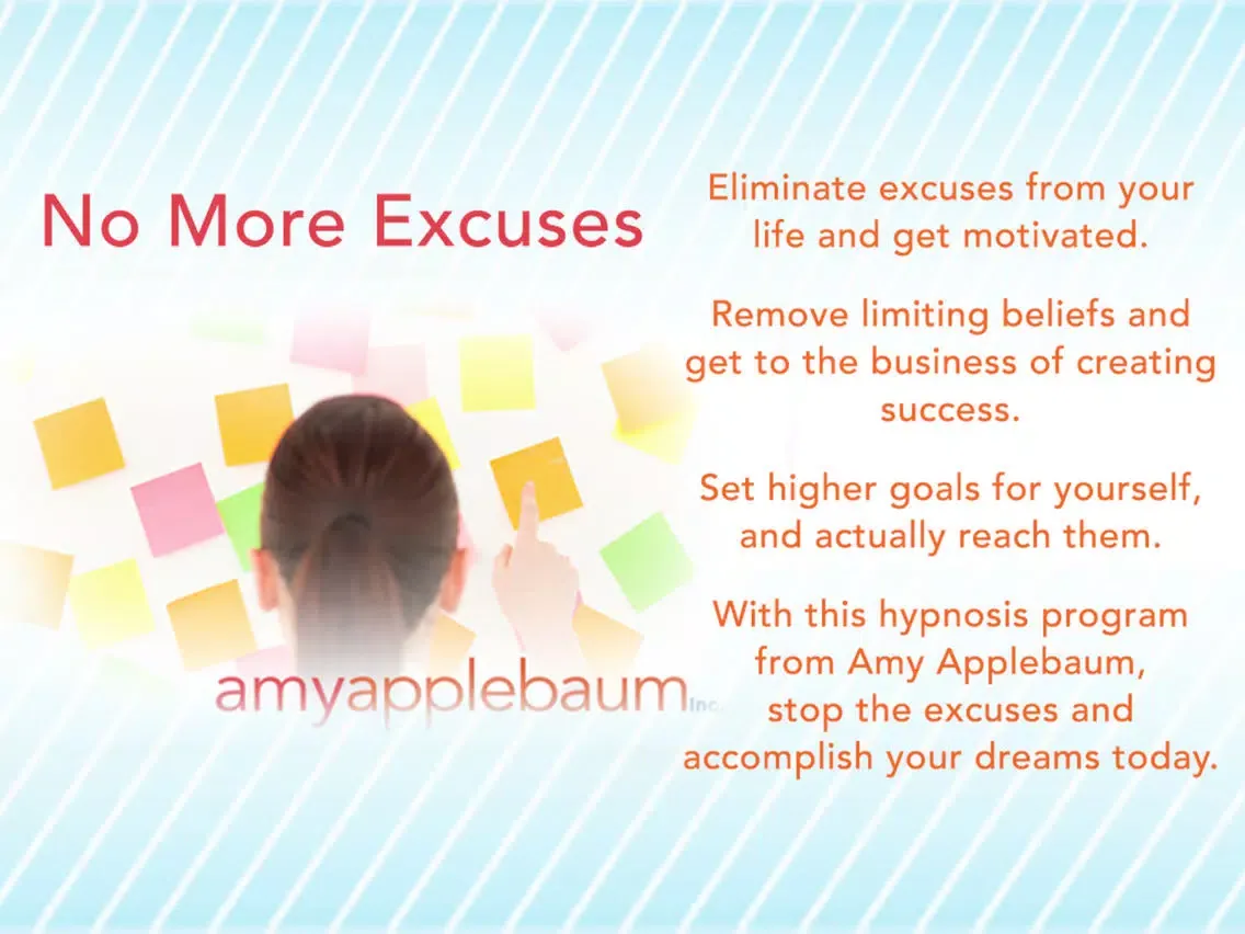 No More Excuses - Hypnosis iPad  स्क्रीनशॉट