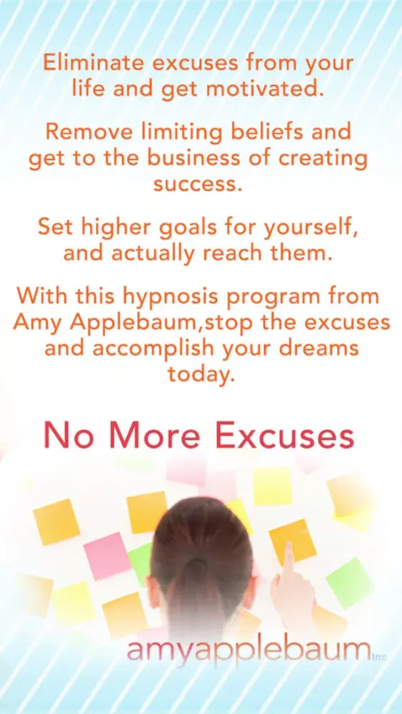 No More Excuses - Hypnosis स्क्रीनशॉट
