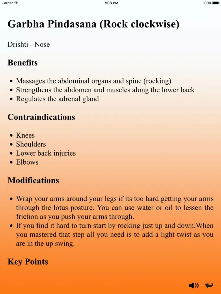 Ashtanga Yoga iPad  스크린샷