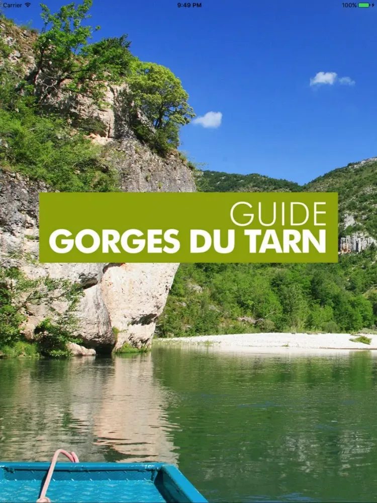 ภาพหน้าจอของ Guide Gorges du Tarn iPad 