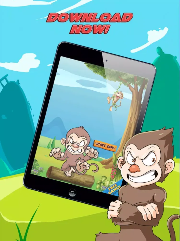 تصاویر Angry Monkey Slap Blast iPad 