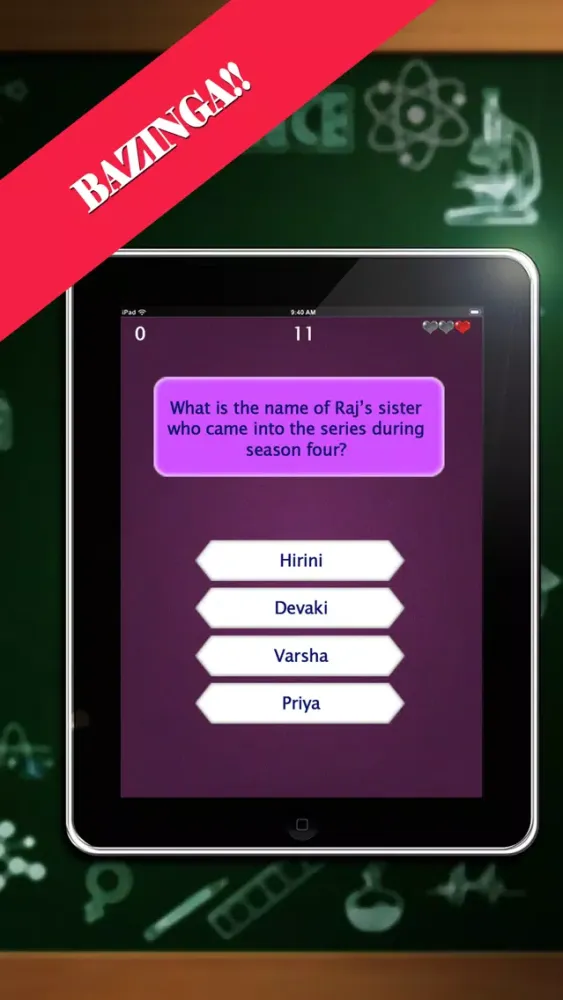 A TV Trivia Pop Quiz: Big Bang Theory Screenshots
