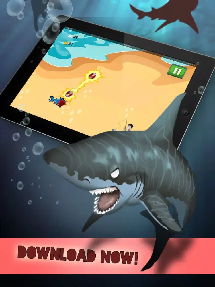 Big Shark Jetpack Ride: Dream World Adventure iPad  سکرین شاٹس
