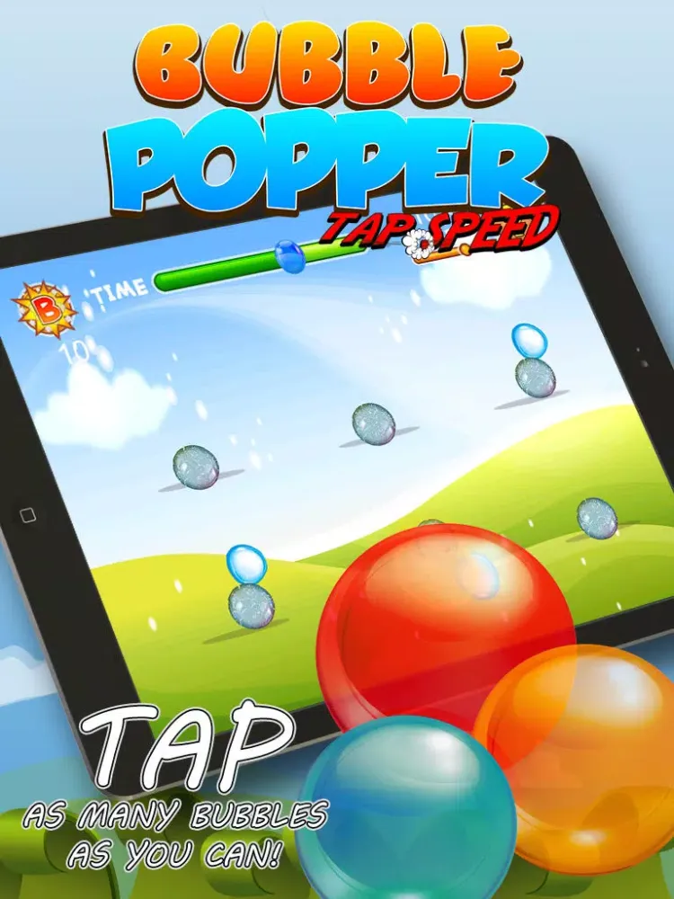 Bubble Popper Tap Speed iPad  Screenshots
