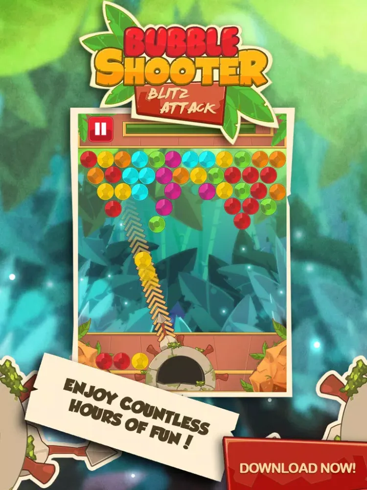 Скриншоты Bubble Shooter Attack: Blaster Popper Puzzle Game iPad 