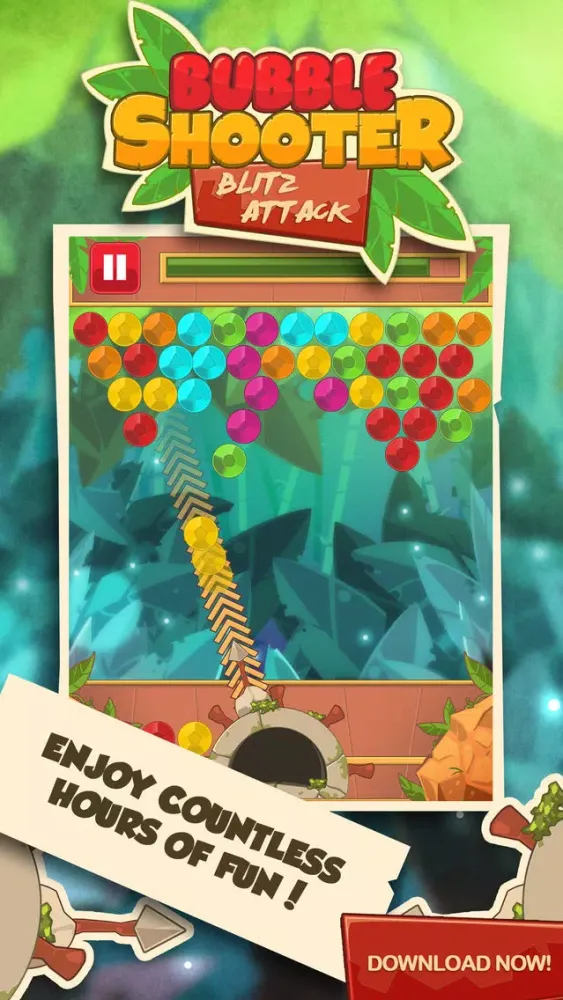 Скриншоты Bubble Shooter Attack: Blaster Popper Puzzle Game