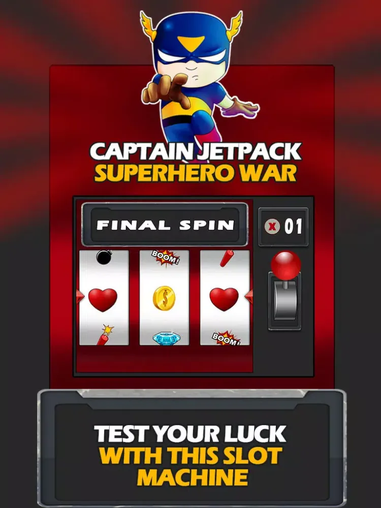Captain Jetpack Superhero War iPad  Screenshots