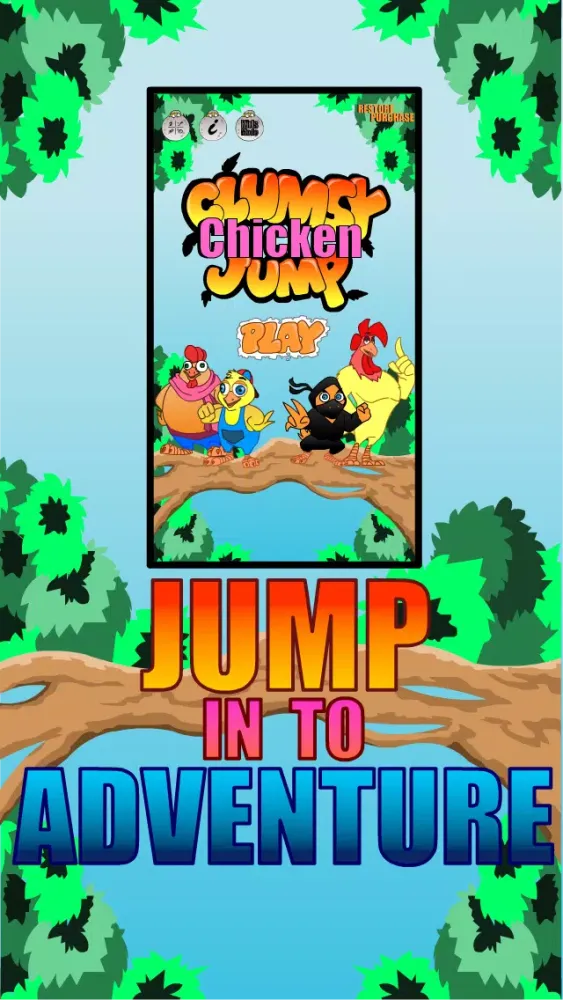 Screenshot di Clumsy Chicken Jump