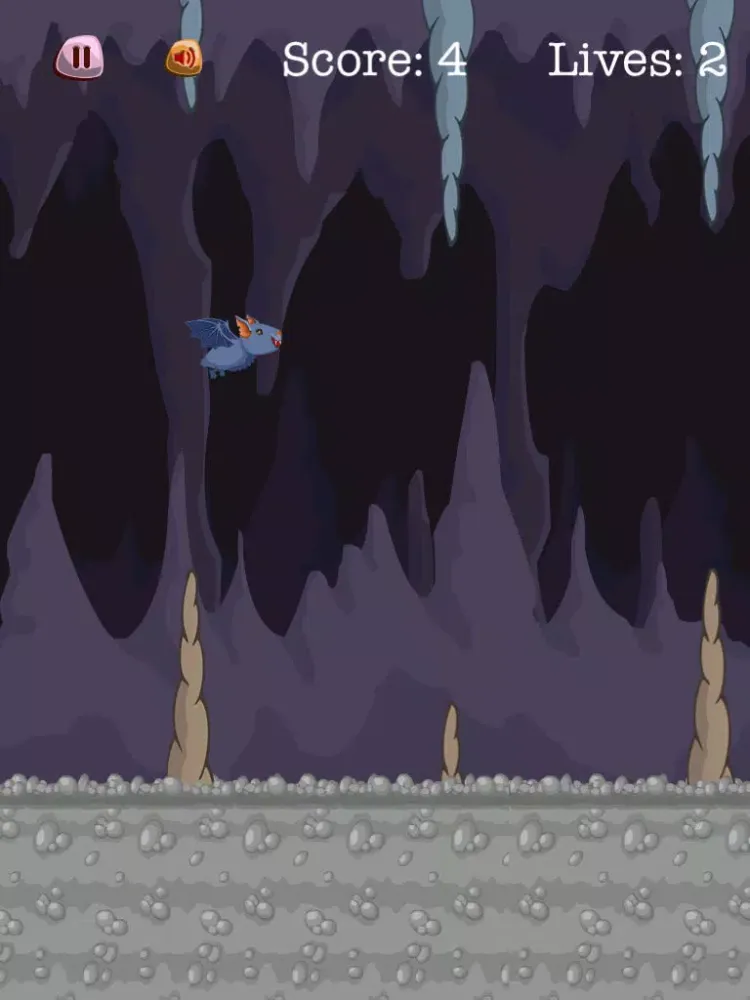 Zrzuty ekranu Crazy Floppy Bat Adventure iPad 