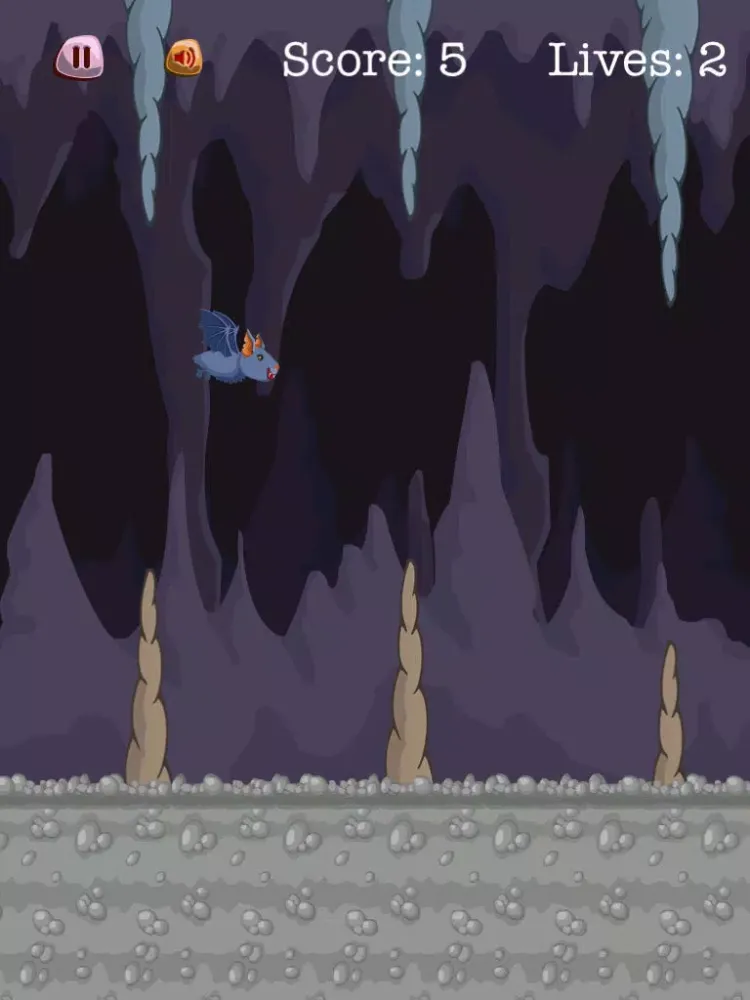 Zrzuty ekranu Crazy Floppy Bat Adventure iPad 