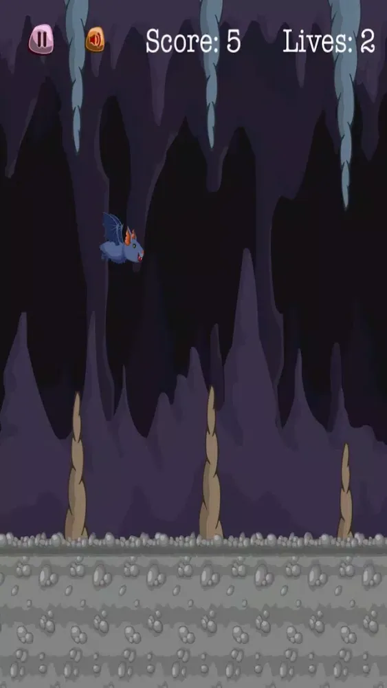 Zrzuty ekranu Crazy Floppy Bat Adventure