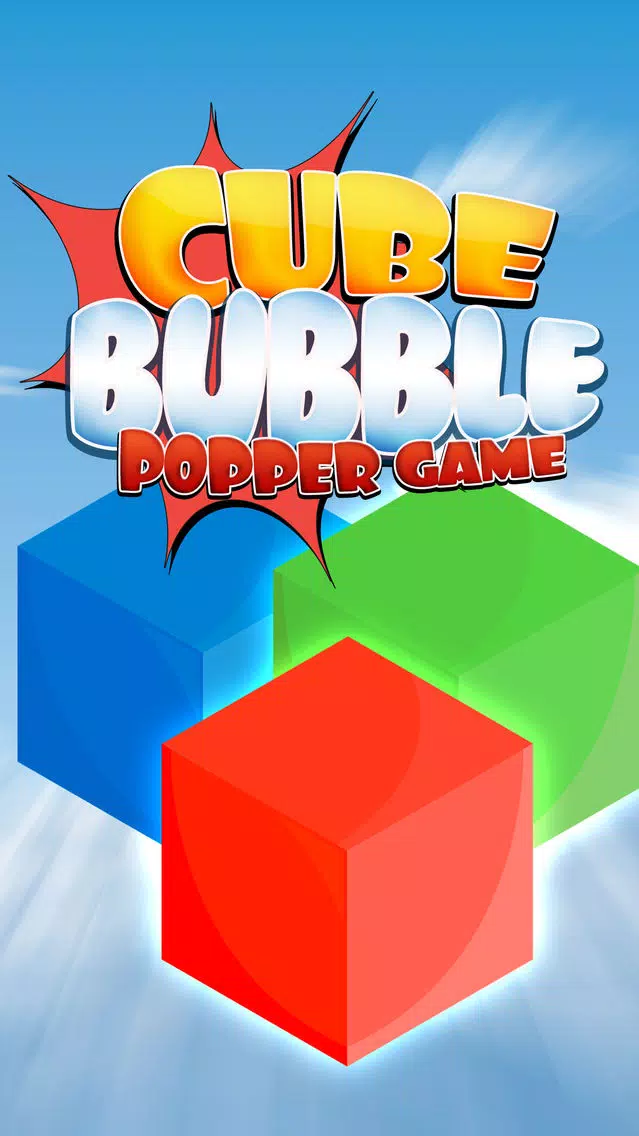 A Cube Bubble Popper Game: Pop Boom Bam Ekran Görüntüleri