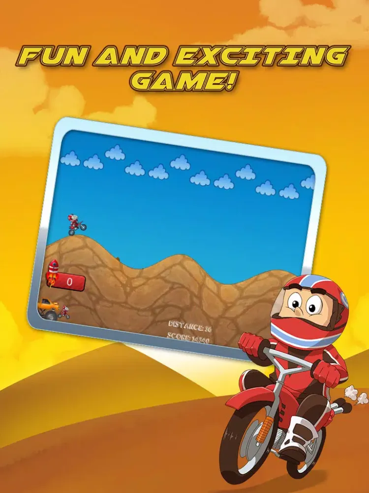 Capturas de tela do Elite Motocross Biker Skills: Offroad Madness Frontier iPad 