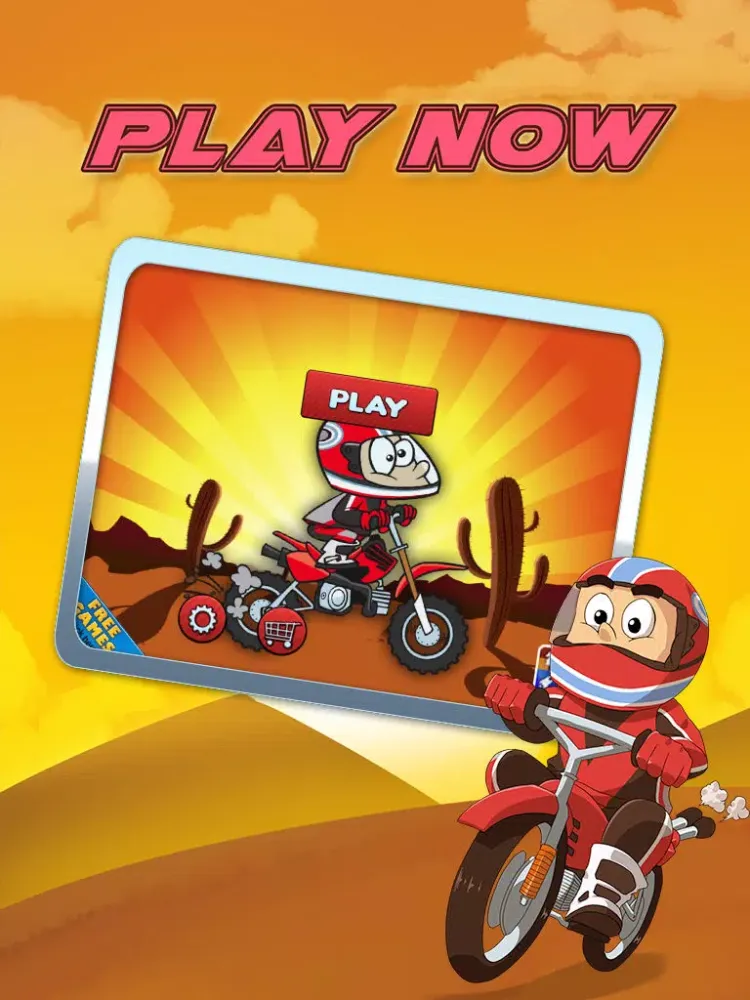 Capturas de tela do Elite Motocross Biker Skills: Offroad Madness Frontier iPad 