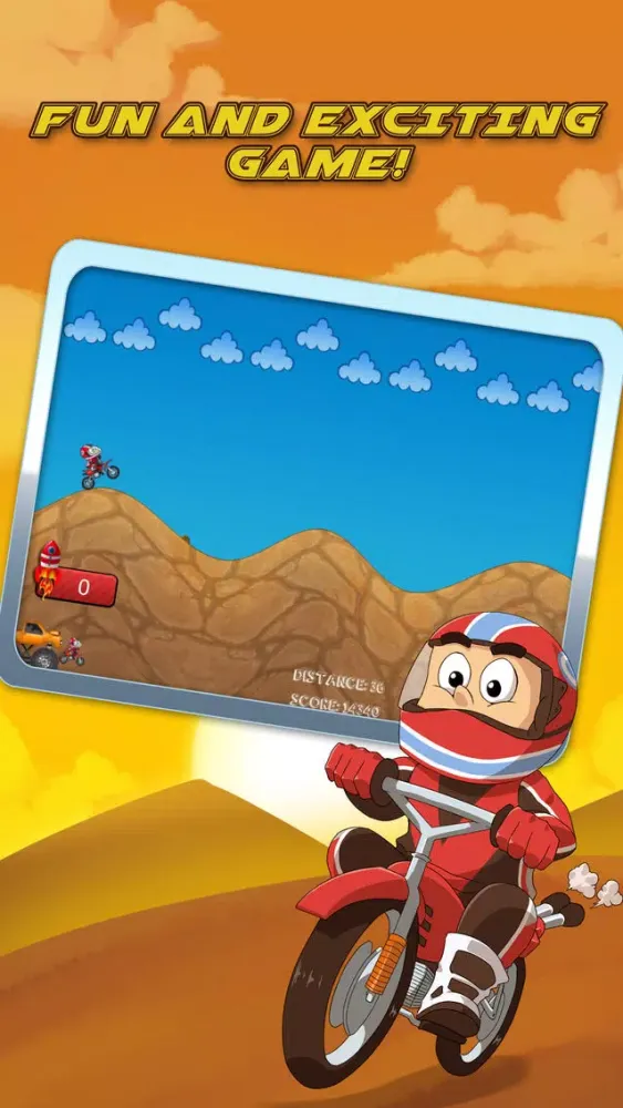 Capturas de tela do Elite Motocross Biker Skills: Offroad Madness Frontier