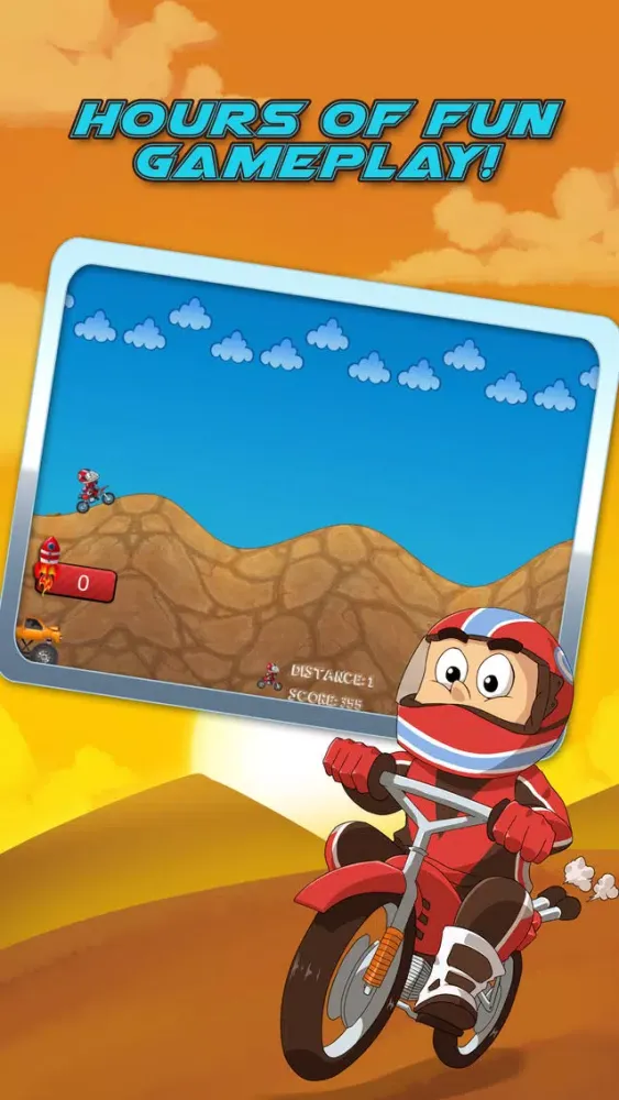 Capturas de tela do Elite Motocross Biker Skills: Offroad Madness Frontier
