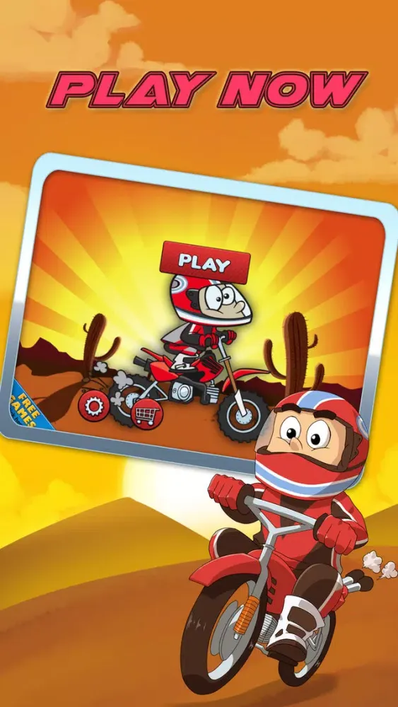 Capturas de tela do Elite Motocross Biker Skills: Offroad Madness Frontier