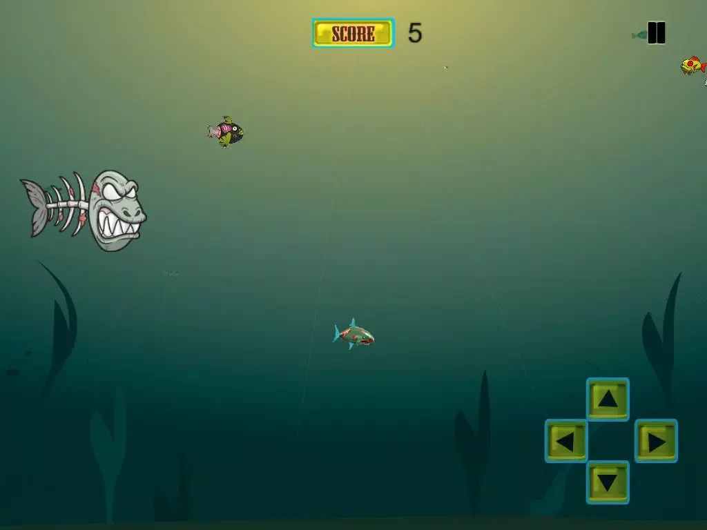 Hungry Zombie Shark Attack Frenzy: Eat the Small Fish iPad  سکرین شاٹس