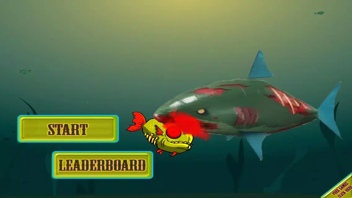 Hungry Zombie Shark Attack Frenzy: Eat the Small Fish سکرین شاٹس