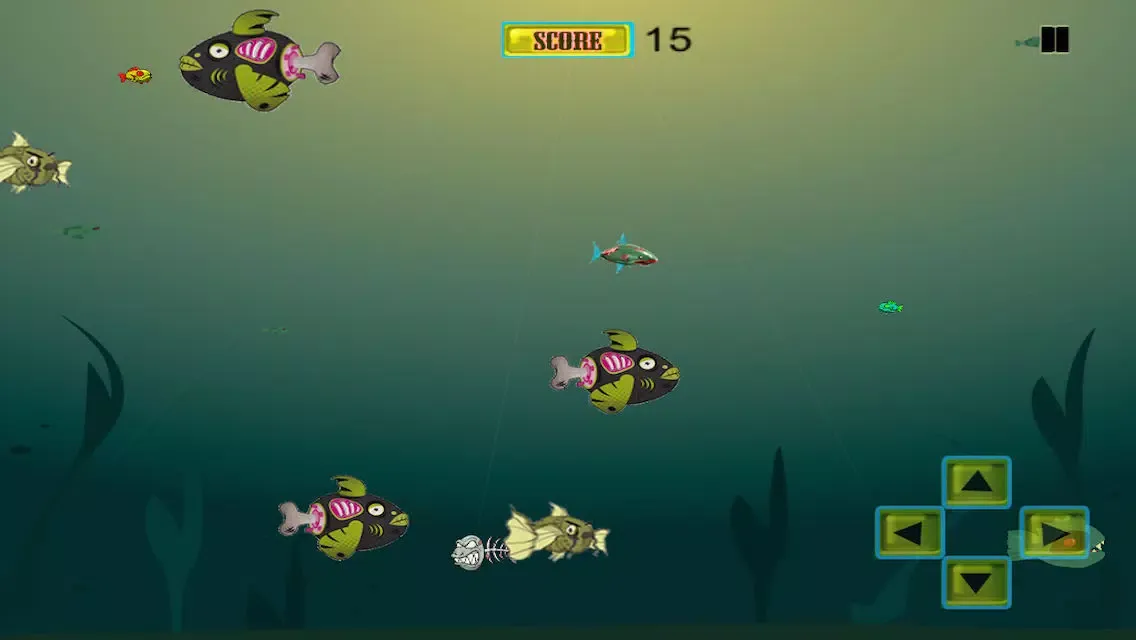 Hungry Zombie Shark Attack Frenzy: Eat the Small Fish سکرین شاٹس
